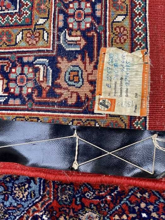 Superb covor persan-Bidjar-manual-lana-eticheta autenticitate-Iran