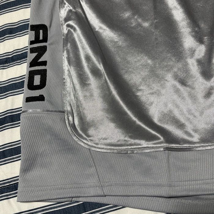 AND1 basketball shorts баскетболни шорти Silver / сребристи