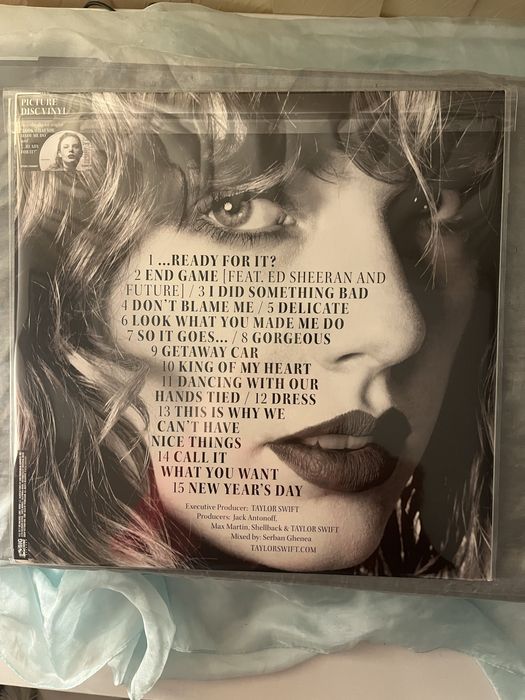 Reputation first release 2017 picture disc vinyl