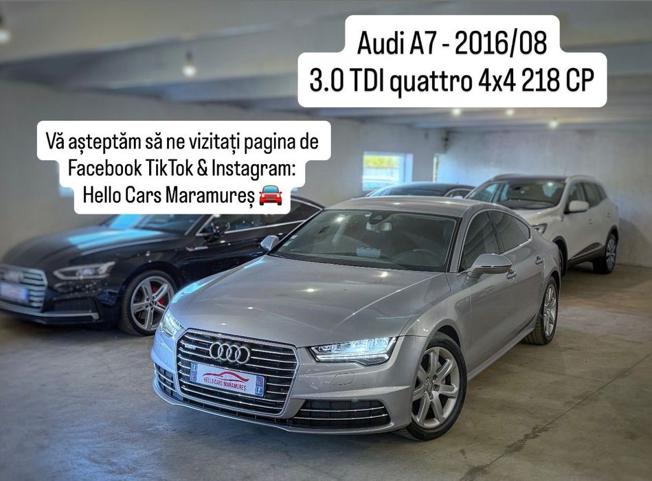 Audi A7 Sportback A7 quattro 4x4 Faruri LED scaune incalzite