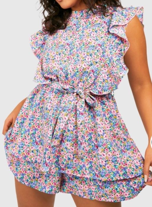 Дамски гащеризон на цветя Boohoo