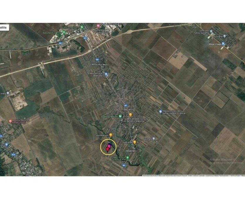 Vand teren Berceni - intrare Vidra