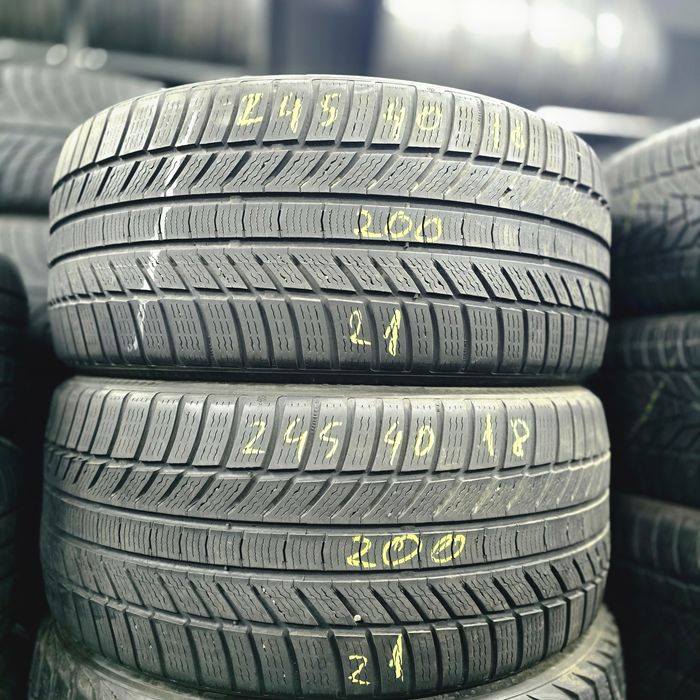 2x 245/40/18 M+S CONTINENTAL 2021 Stare excelentă