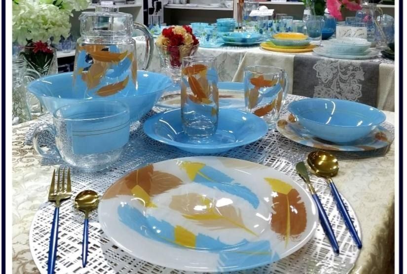 Luminarc firmasidan nabor pasuda original har hil ranglari bor.