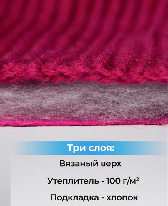 Шапка-шлем для девочки зима