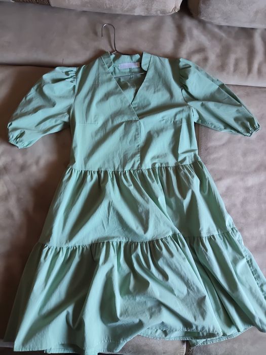 Платье летнее. Свободное по фигуре. 42р.