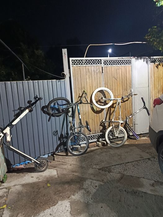 Два BMX один трюковой самокат и элеткро самокат