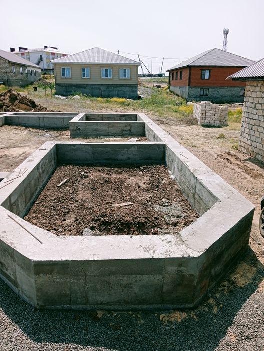 Заливка фундамента