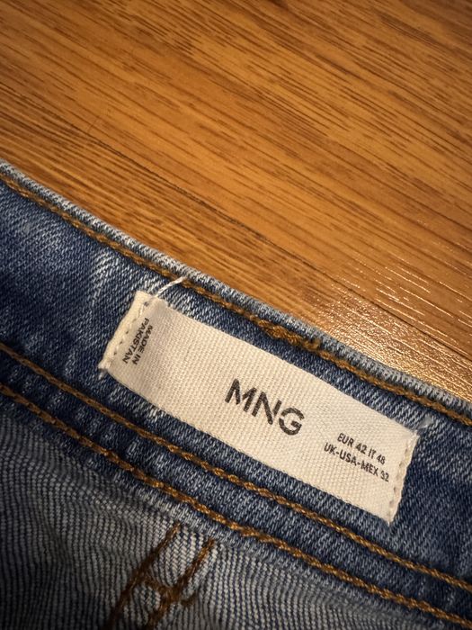 Pant scurti denim - albastru - mango cu eticheta