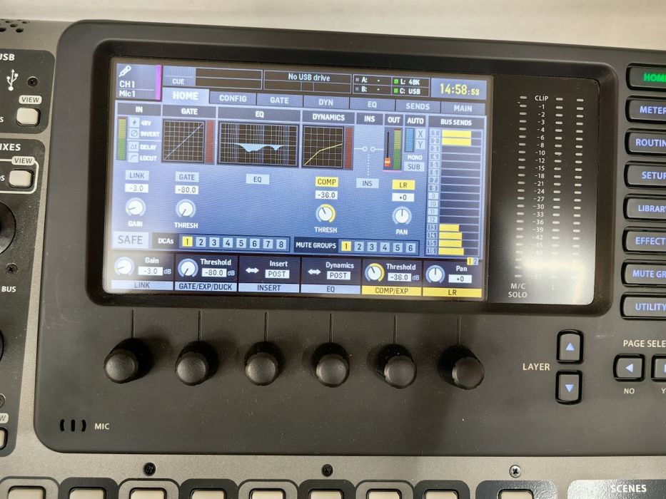 Хб! Дигитален аудио миксер Behringer X32 COMPACT Гаранционна.