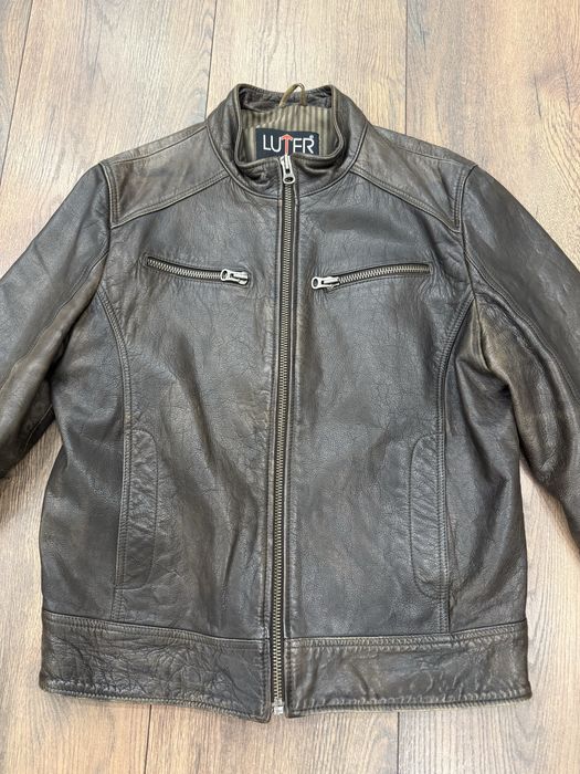 Кожено яке от телешка кожа