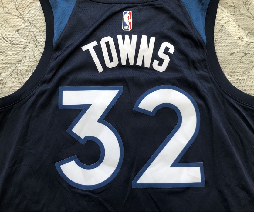 Nike NBA #32 Karl-Anthony Towns Minnesota Timberwolves Swingman Jersey
