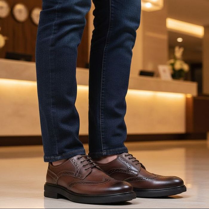 ANGRO Pantofi Din Piele