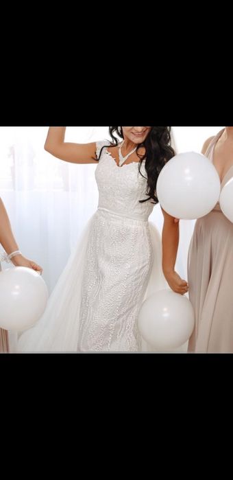 Rochie mireasă 2 în 1