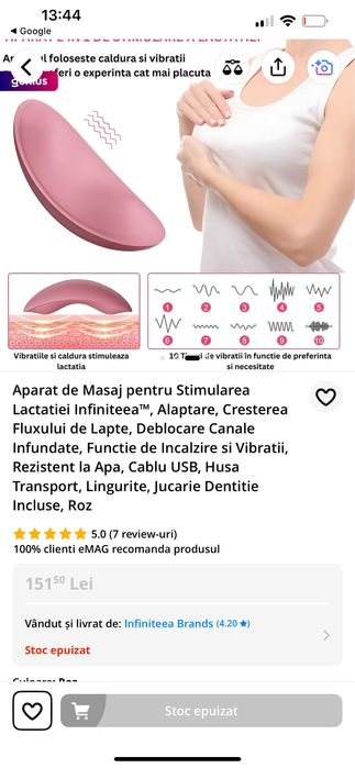 Pompa sani si aparat masaj lactatie