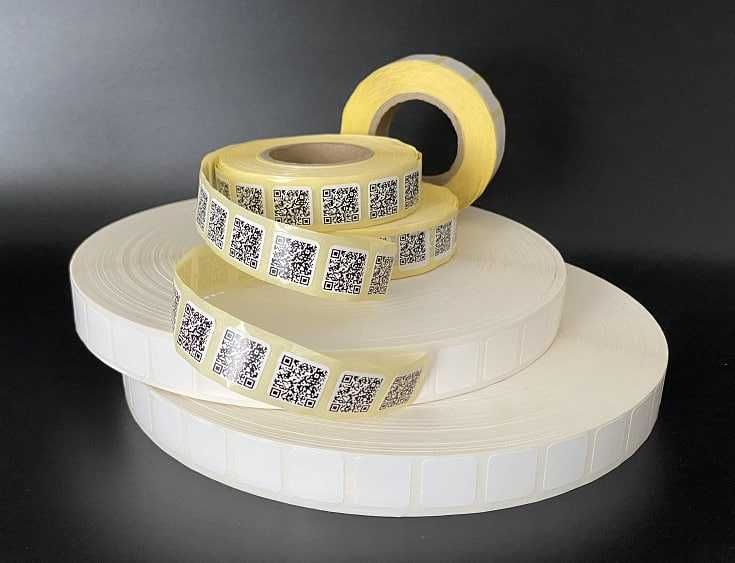 Самоклейка термоэтикетки баркод ценник лента для маркировки ОПТОМ и РО