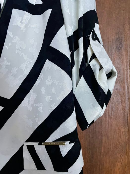 Сако JUNONA сатен бяло/черно 38/ М