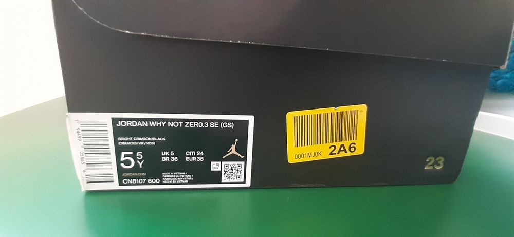 Jordan Why Not Zero 3.0