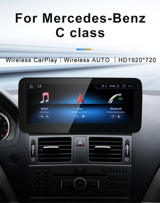 Carplay за Mercedes W204 C Class 6G-128G