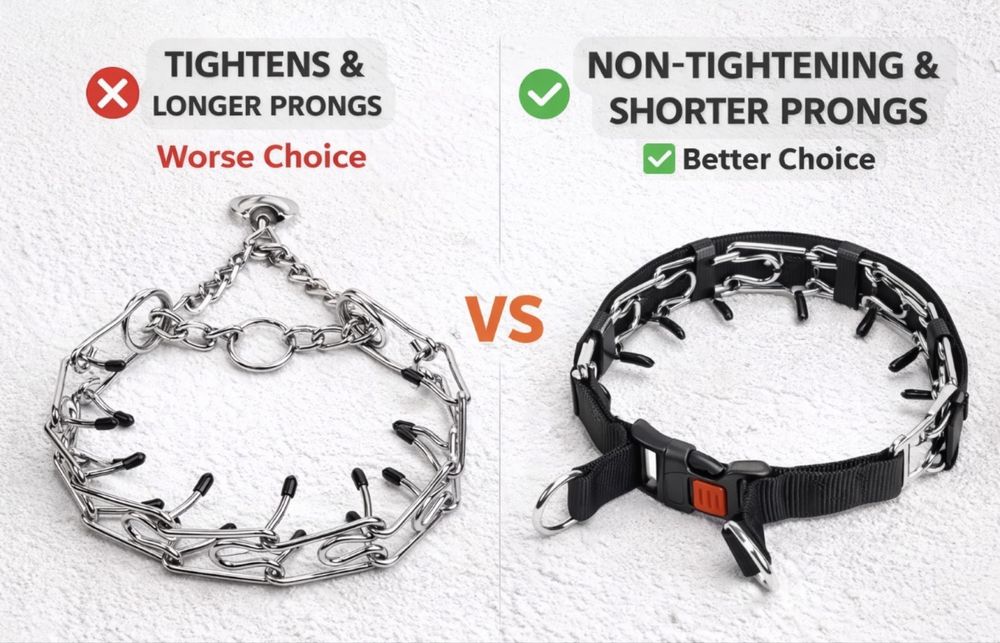 Строг нашийник парфорс без допълнително стягане