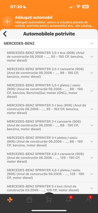 Pompa ambreiaj Mercedes Sprinter , VW Crafter