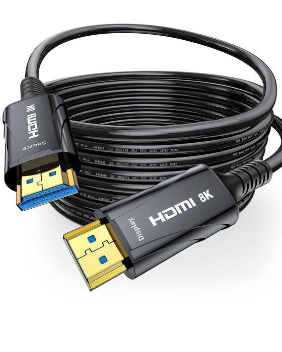 Оптичен HDMI кабел с дължина 65 фута/20 метра