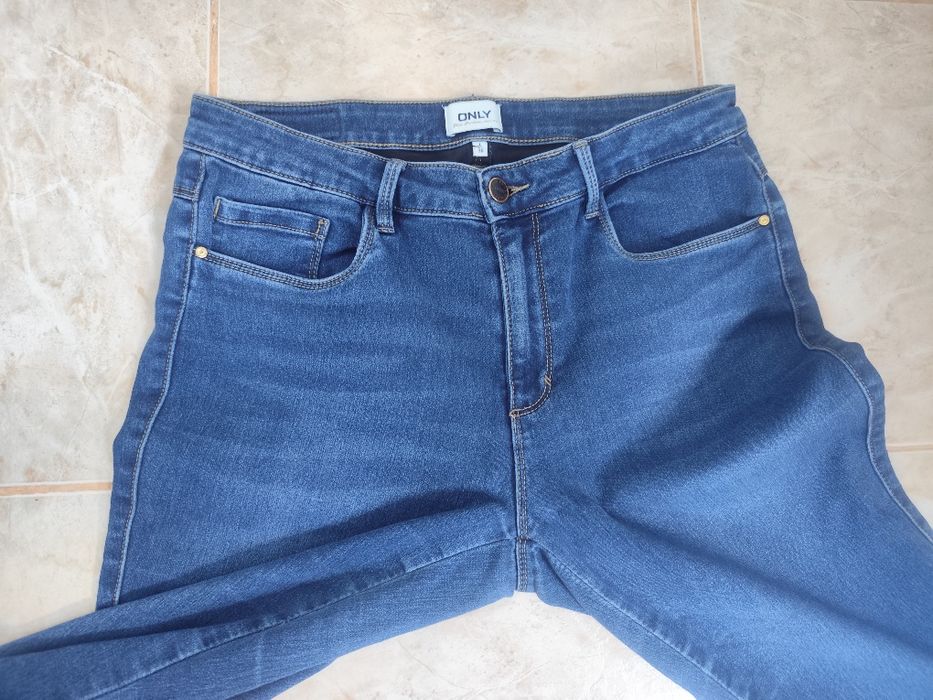 Blugi Only - mărime L/30 - talie elastica 80->96 cm