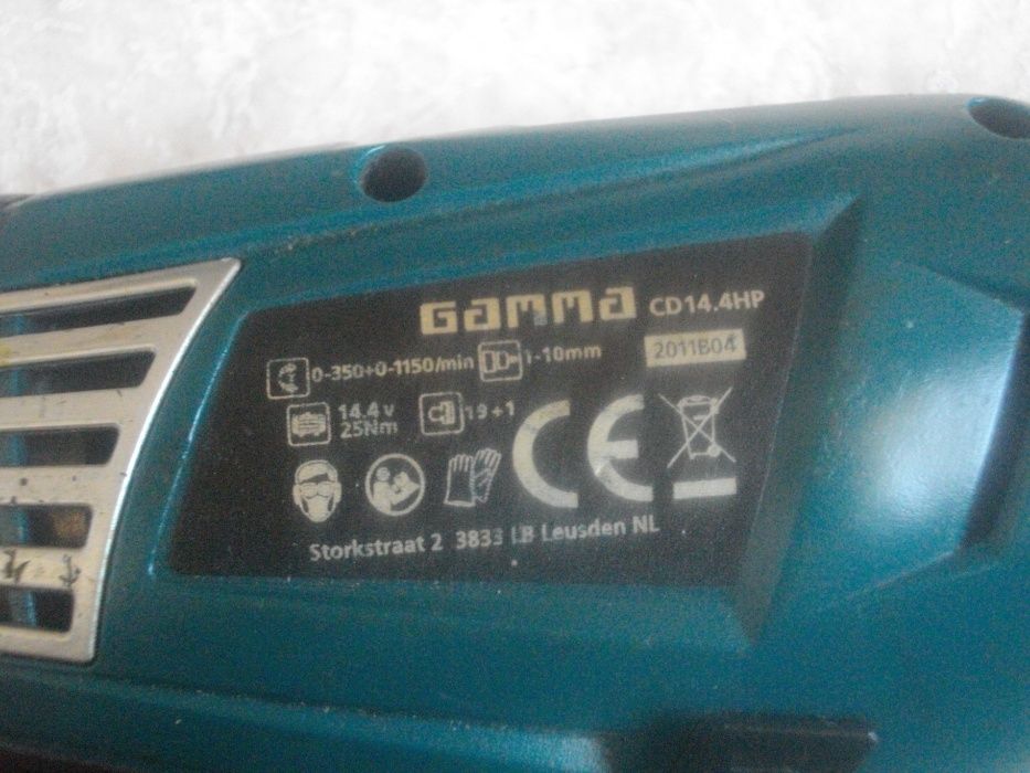 14,4 Волта-Литий-Йон-Li-ion-Gamma-14,4 HPLi-Винтоверт-Дрелка-Холандия