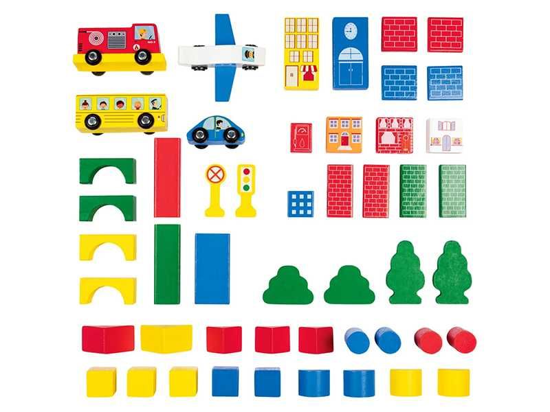 НОВИ! Конструктор дървени блокчета различни модели