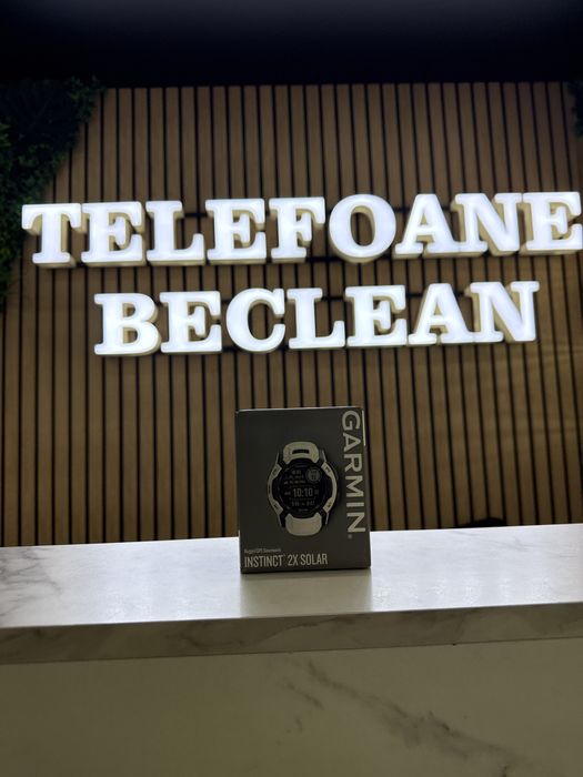 Garmin Instinct 2X Solar Rugged GPS Smartwatch White