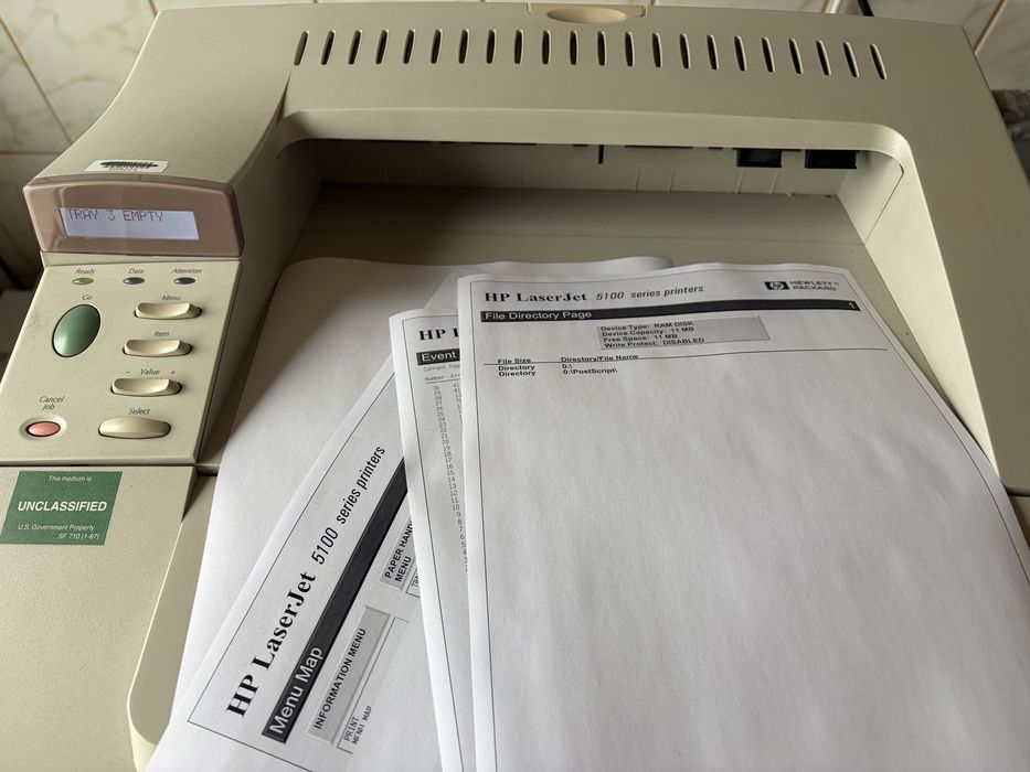 Imprimanta A3 / A4 Hp LaserJet 5100tn