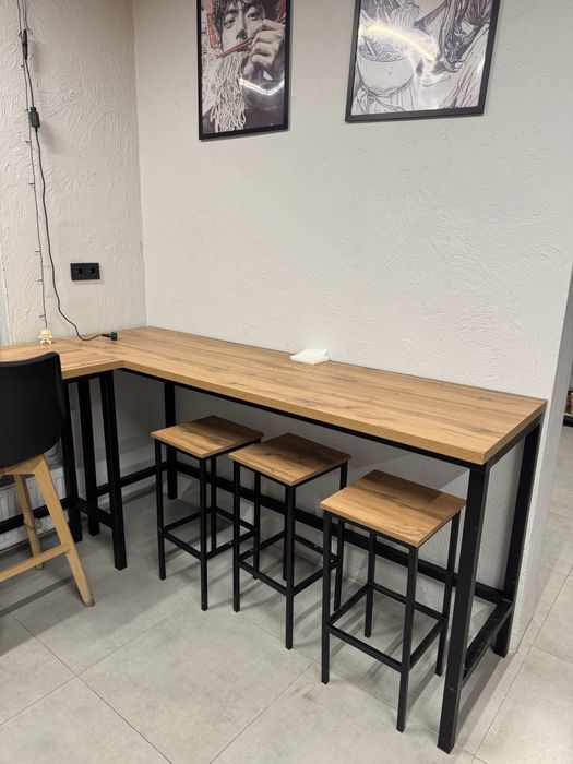 Столы барные и стулья