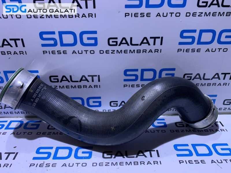 Furtun Conducta Presiune Aer Radiator Intercooler Mercedes Benz W203 C Class C200 C220 2.2 CDI 2000 - 2007 Cod A2035280282