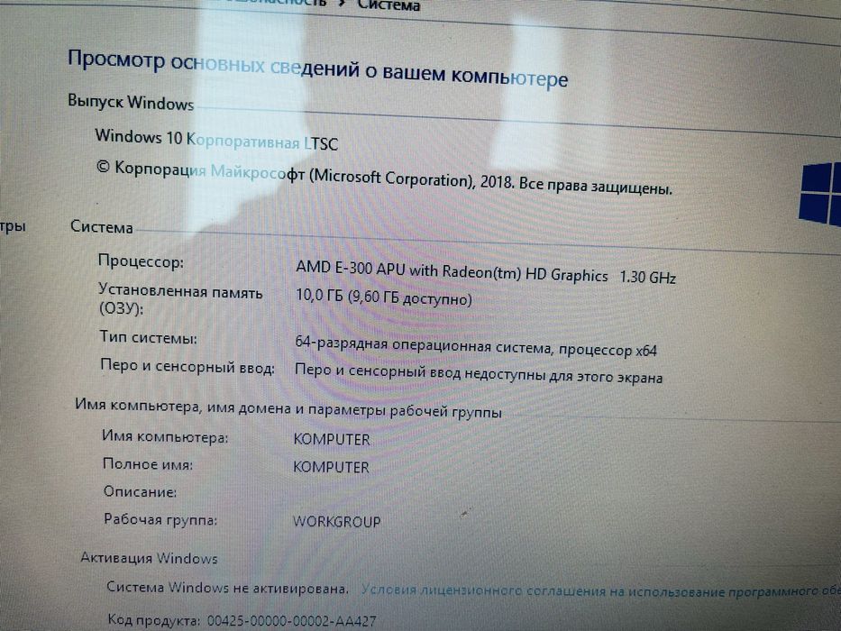Ноутбук Hp 2000  в хорошем состоянии