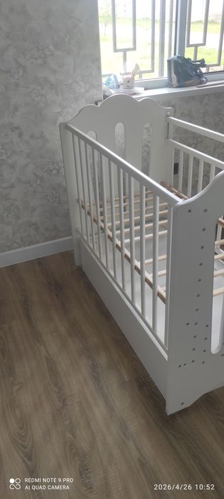 Детская кровать белая