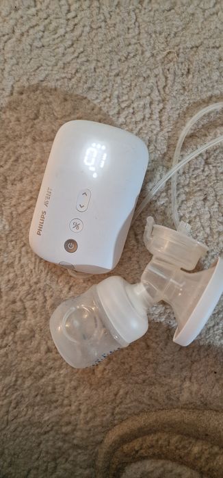 Pompă de sân electrică Philips Avent – Portabilă, masaj & stimulare