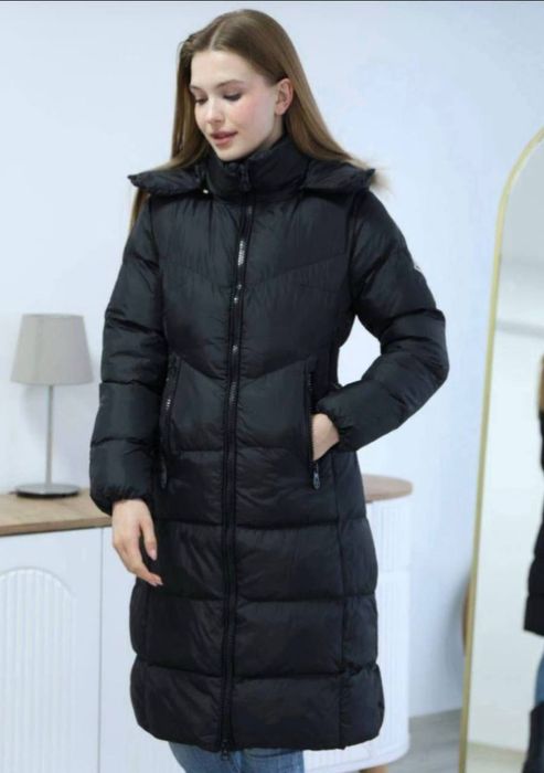 Geacă lungă groasă