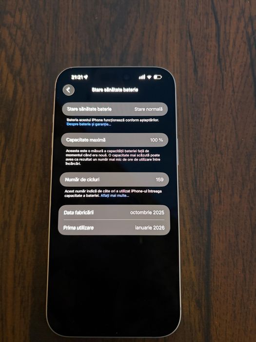 Vând iPhone 17 Pro MAX 256 GB!