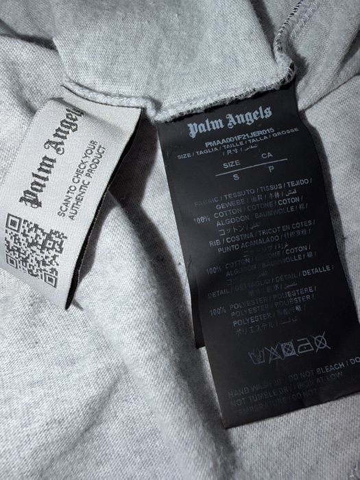 Tricou Palm Angels Vertical Racing Star Logo Marimea S