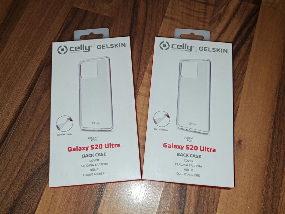 Husa silicon originala Celly Gelskin Cover Samsung Galaxy S20 Ultra