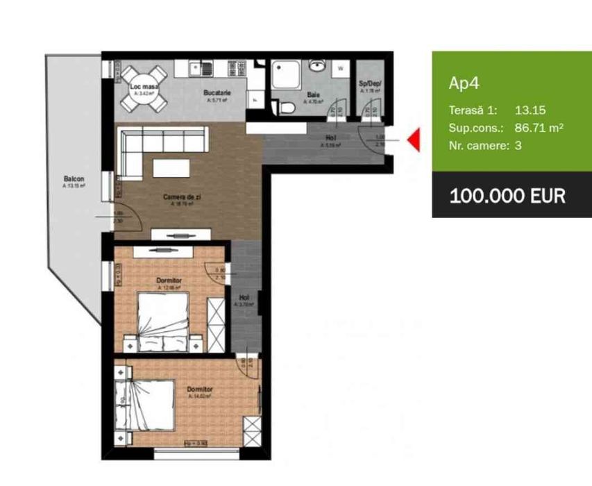 Apartament nou in Baile Felix cel mai bun pret