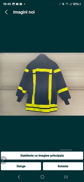 Costum pompieri Nomex jacheta+Pantalon