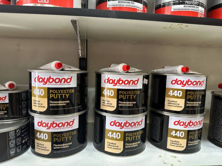 Авто шпаклевка NOVOL, DAYBOND, POLYDRY оптом, гранита, травертина