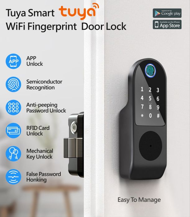 Интелигентна електронна WiFi брава