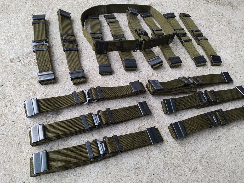 Колани войнишки от естествена кожа (колан , военен , армейски )