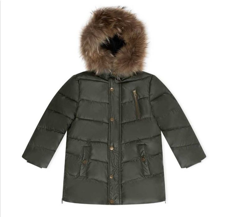 Зимний пуховик пух/перо р. 158-164 на 12-13 лет