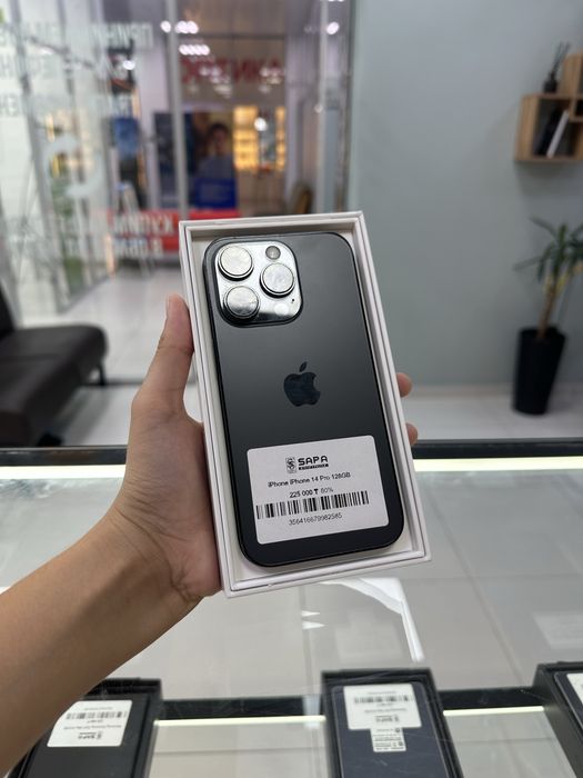 iphone 14 pro black black 128