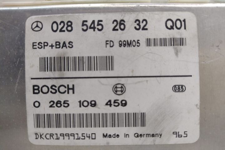 Calculator  Bosch ESP / ASR 0285452632 / 0265109459 Mercedes-Benz A-C