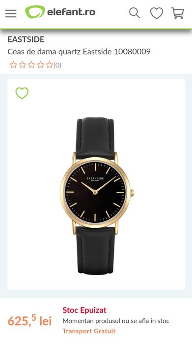 Ceas de damă quartz Eastside 10080009