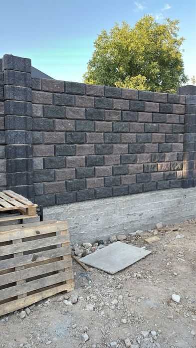 пескоблок ;шлакблок; рваные блоки